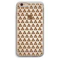 Poop emoji: iPhone 6 Plus / 6S Plus Transparant Hoesje