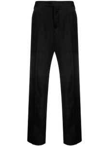 Lardini pantalon en velours à coupe droite - Noir