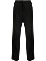 Lardini pantalon en velours à coupe droite - Noir