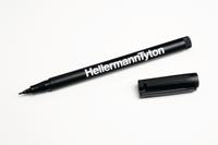 Hellermann Tyton 500-50820 permanente marker Kogelpunt Zwart 2 stuk(s) - thumbnail