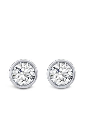 Pragnell puces d'oreilles Sundance en or blanc 18ct ornées de diamant - Argent
