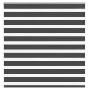 VidaXL Zebra rolgordijn 140x150 cm stofbreedte 135,9 cm zwart