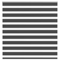VidaXL Zebra rolgordijn 140x150 cm stofbreedte 135,9 cm zwart