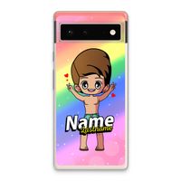 Chibi Maker man: Google Pixel 6 Transparant Hoesje
