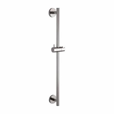 Wiesbaden chroom messing glijstang+glijstuk rond 650mm