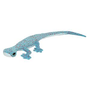 Nature Planet Knuffeldier Gekko Hagedis - zachte pluche stof - premium knuffels - blauw - 112 cm   -