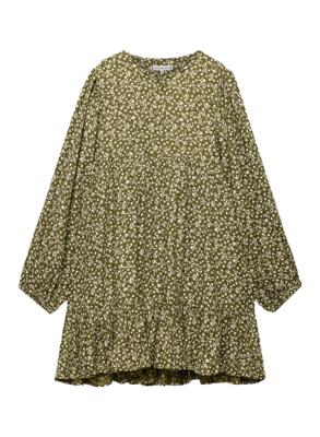 Flower Print Tiered