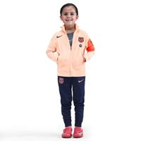 Nike FC Barcelona Strike Trainingspak Full-Zip 2025-2026 Kleuters/Peuters Oranje Donkerblauw