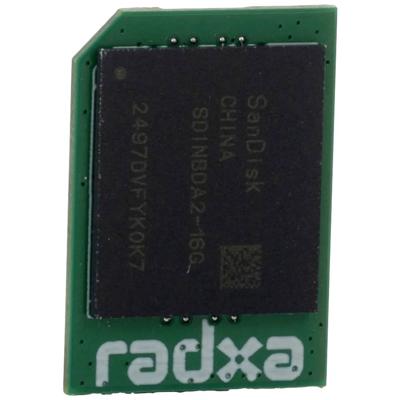 Radxa VA001-16G Besturingssysteem 16 GB Geschikt voor serie: Rock Pi