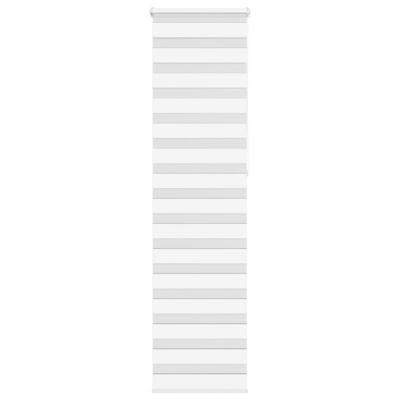 VidaXL Zebra rolgordijn 55x230 cm stofbreedte 50,9 cm polyester wit
