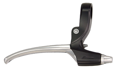 Saccon remgrepenset v-brake 3-vinger alu zw/zilver l21a5l3p0