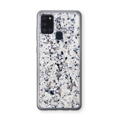 Gespikkelde marmer: Samsung Galaxy A21s Transparant Hoesje