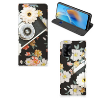 OPPO A74 4G Stand Case Vintage Camera - thumbnail