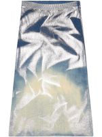 Diesel Mi-llan ribbed midi skirt - Bleu