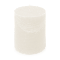Kaars rustiek 100/130 mm wit Spaas - Spaas