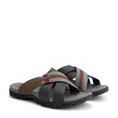 Travelin' Men - Slide - Grijs - Maat 40 Travelin' Men - Slide - Grijs - Maat 40
