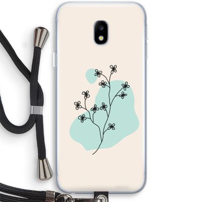 Love your petals: Samsung Galaxy J3 (2017) Transparant Hoesje met koord