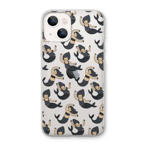Zeemeermin: iPhone 13 mini Transparant Hoesje