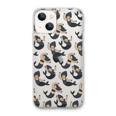 Zeemeermin: iPhone 13 mini Transparant Hoesje