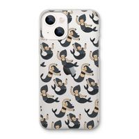 Zeemeermin: iPhone 13 mini Transparant Hoesje