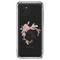 Samsung Galaxy A03 Stevig | Bumper Hoesje | Boho Text