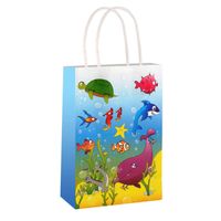 Decopatent® 24 STUKS Sea Life Traktatie Uitdeel papieren zakjes met