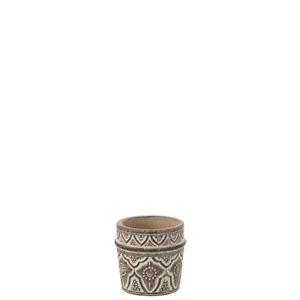 J-Line Bloempot Provence Terracotta Bruin Extra Small