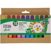 Vaste temperaverven Titan Arts Multicolour 10 Onderdelen