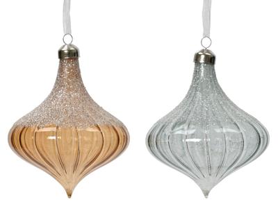 Ui glas d10h12 cm a2 kerst - Decoris