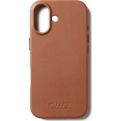 Mujjo Full Leather Case MagSafe Hoes voor iPhone 17 Bruin