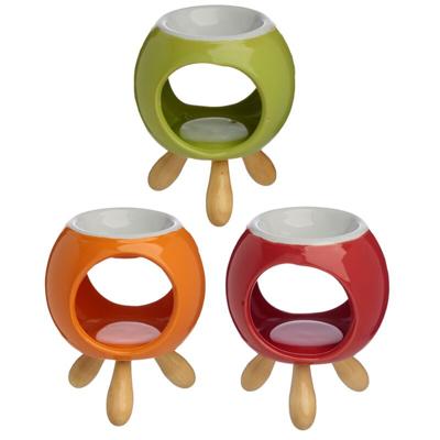 Ronde Keramiek Geurbrander met Voet