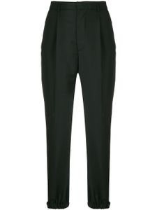 Prada high waist tapered trousers - Noir