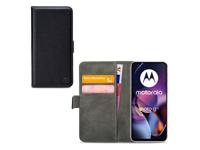 Mobilize Mobilize Classic Gelly Wallet Book Case Motorola Moto G54 Black
