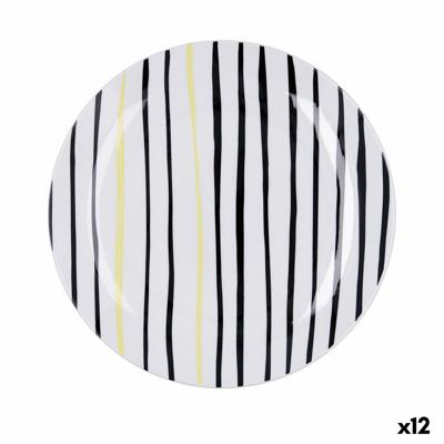 Dinerbord Bidasoa Zigzag Multicolour Keramisch Ø 26,5 cm (12 Stuks)