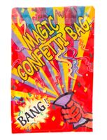 Magische confetti knalzakjes - 10 stuks - thumbnail