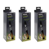 Pets Collection Hondenspeelgoed - 9x - tennisballen - rubber - 6,3 cm - luipaard / zebra / tijger -