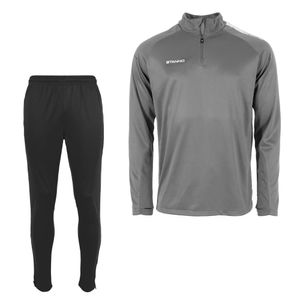 Stanno First 1/4-Zip Trainingspak Grijs Zwart