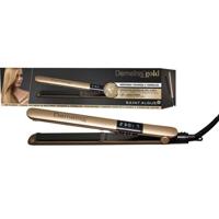 SAINT ALGUE 3963 - Demeliss GOLD stijltang - Keramische coating - Ultradunne zwevende platen - 150 tot 230 ° C - Zwart / Goud