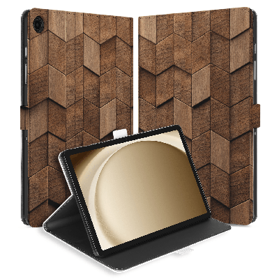 Samsung Galaxy Tab A9 Plus Tablethoesje Wooden Cubes
