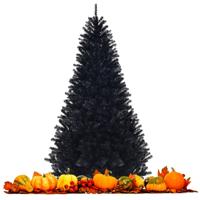 225 cm Kunstkerstboom Kerstboom Kunstkerstversiering Zwart