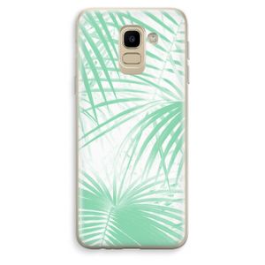 Palmbladeren: Samsung Galaxy J6 (2018) Transparant Hoesje