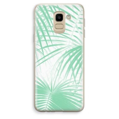 Palmbladeren: Samsung Galaxy J6 (2018) Transparant Hoesje