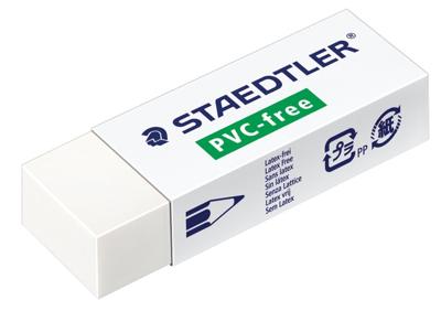 Staedtler PVC-vrije gum, ft 65 x 23 x 13 mm, wit