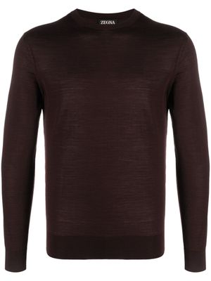 Zegna Trui met ronde hals - Rood