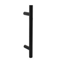 Intersteel Deurgreep per stuk T-vorm 400x65x20 HoH 300mm - mat zwart - thumbnail