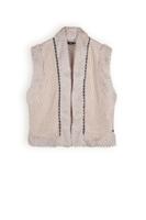 NoBell Meisjes gilet - Kiddy - Pearled ivoor NoBell Meisjes gilet - Kiddy - Pearled ivoor