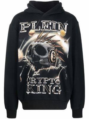 Philipp Plein hoodie 'Crypto King' - Noir