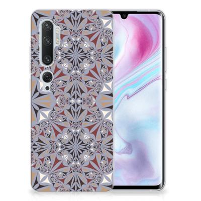 Xiaomi Mi Note 10 Pro | TPU | Siliconen hoesje | Flower Tiles