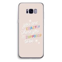 Right Place: Samsung Galaxy S8 Plus Transparant Hoesje