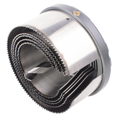 Wolfcraft Super-gatzaag | 5-delig | Ø60, 67, 74, 81, 95mm | 1 set - 2155000